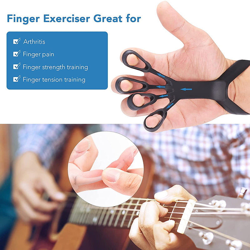 💪 #StrongerHands: Silicone Finger Exercise Grip Trainer for Pain Relief & Strength! ✋✨