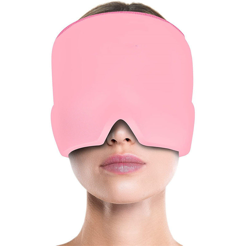 ❄️ #MigraineRelief Made Easy: 360° Ice Compress Headache Relief Mask! 💤✨