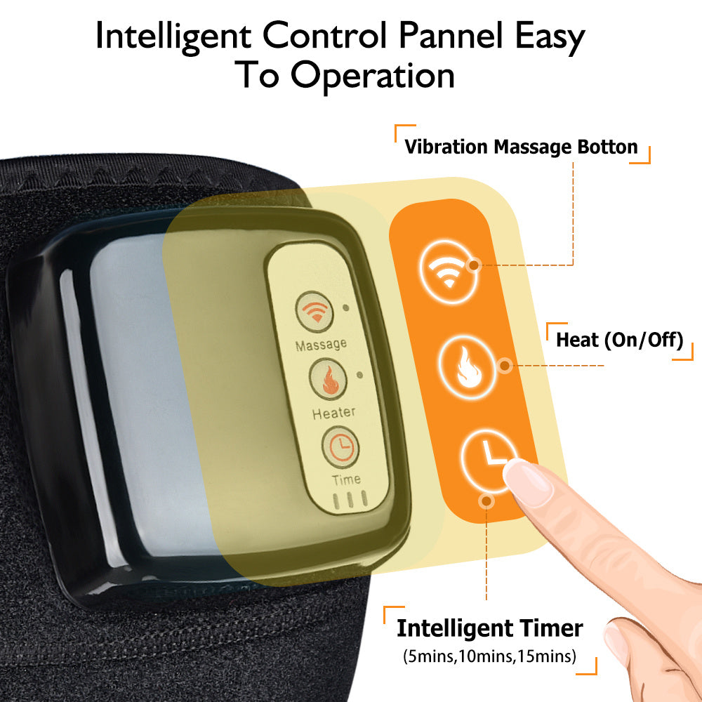 🔥 #PainFreeLife: Infrared Heating Knee Massager for Instant Relief! 💆‍♂️✨